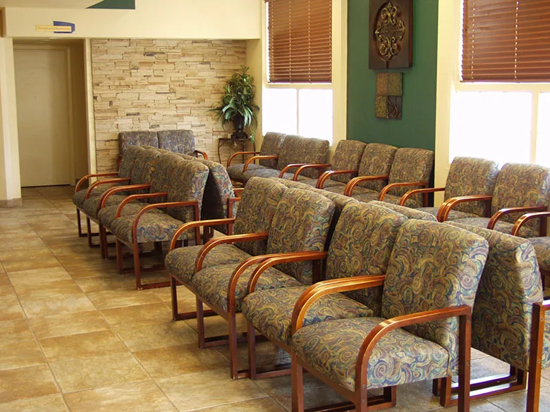 Seating in the waiting room